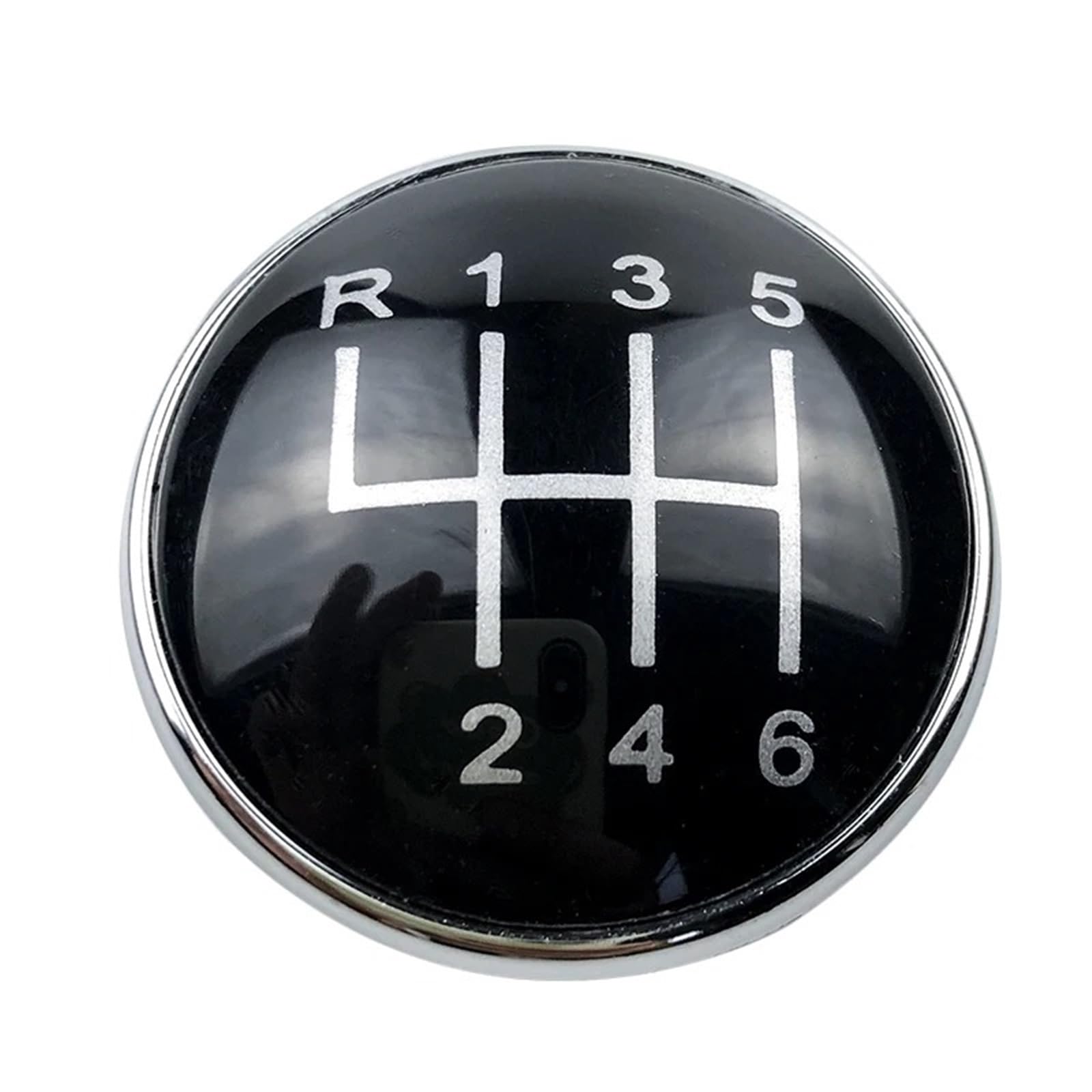 DUFWEHR Shifter Knob for for A3 8L for A4 S4 B6 B7 for A6 C6 for VW for Passat B5 3BG CC 3C Car Gear Shift Knob Emblem Cap Cover(R123456)