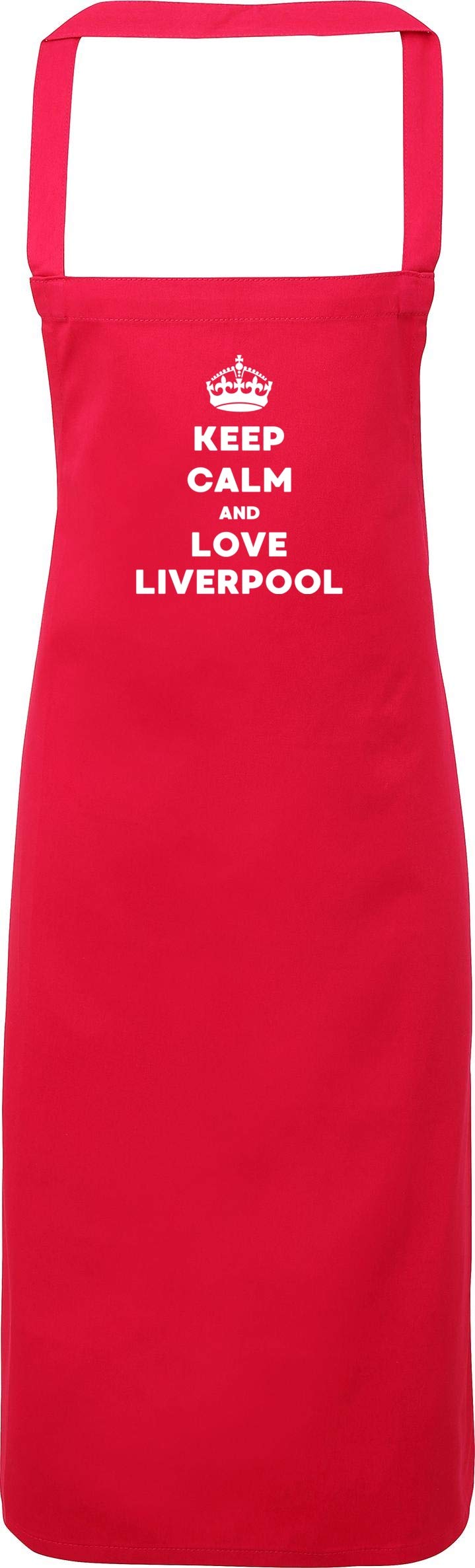 Hippowarehouse Keep Calm and Love Liverpool Apron kitchen cooking painting DIY onesize adult