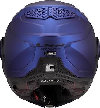 LS2 FF901 Advant X Modular Motorcycle Helmet. 180° Flip Front Dual Visor Full Face Motorbike Helmet. ECE 22.06 Certified. XXL