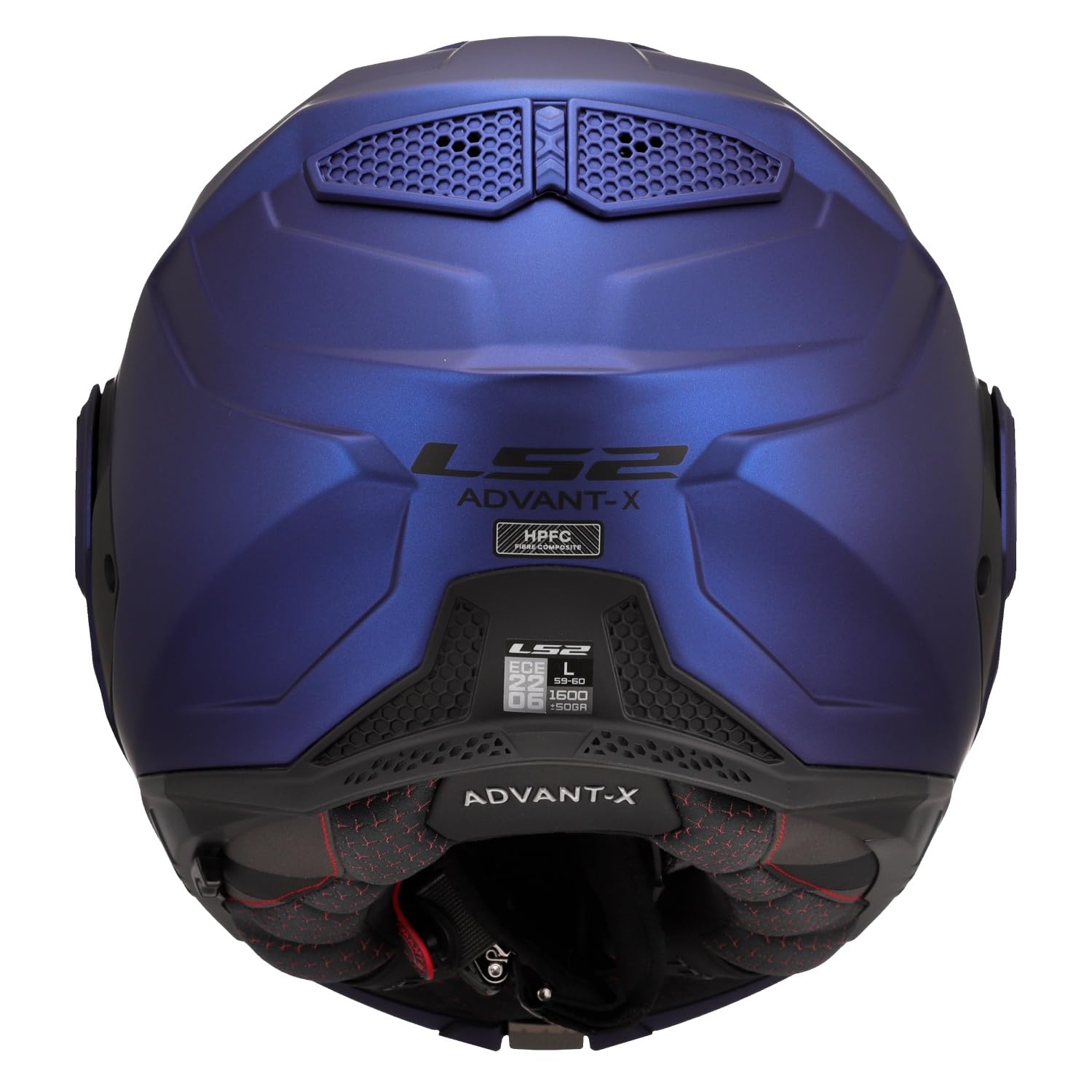 LS2, Modularer Motorradelm ADVANT X SOLID Navy Blue, M