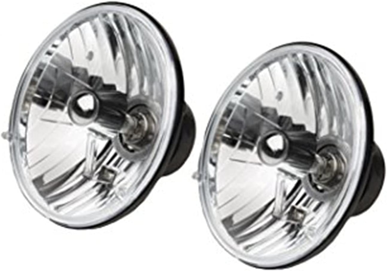 RAMPAGE PRODUCTS Clear Halogen Headlight Conversion Kit | Clear, With Round H4 55/60W Bulbs | 5089925 | Universal Fit