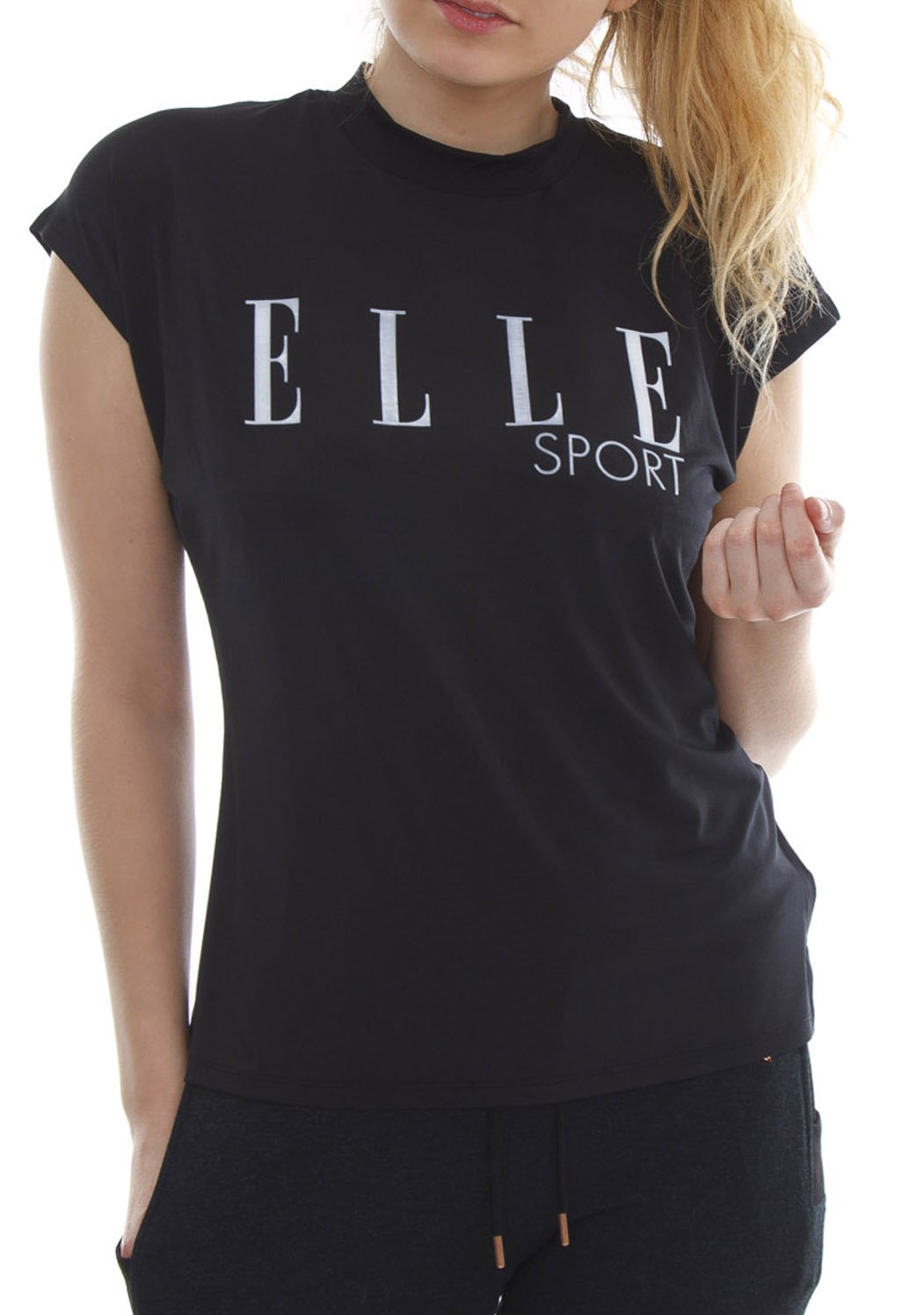 EllesportWomen's Studio Hi Neck Slouch Tee T-Shirt