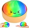 Dumpling Bao Squishy, Squishies Dumpling Toy, Mystery Dumplings Squishy Fidget Toys Stress Relief, Cute Squishies Rainbow Dumplings Stress Balls for Adults Kids Autism