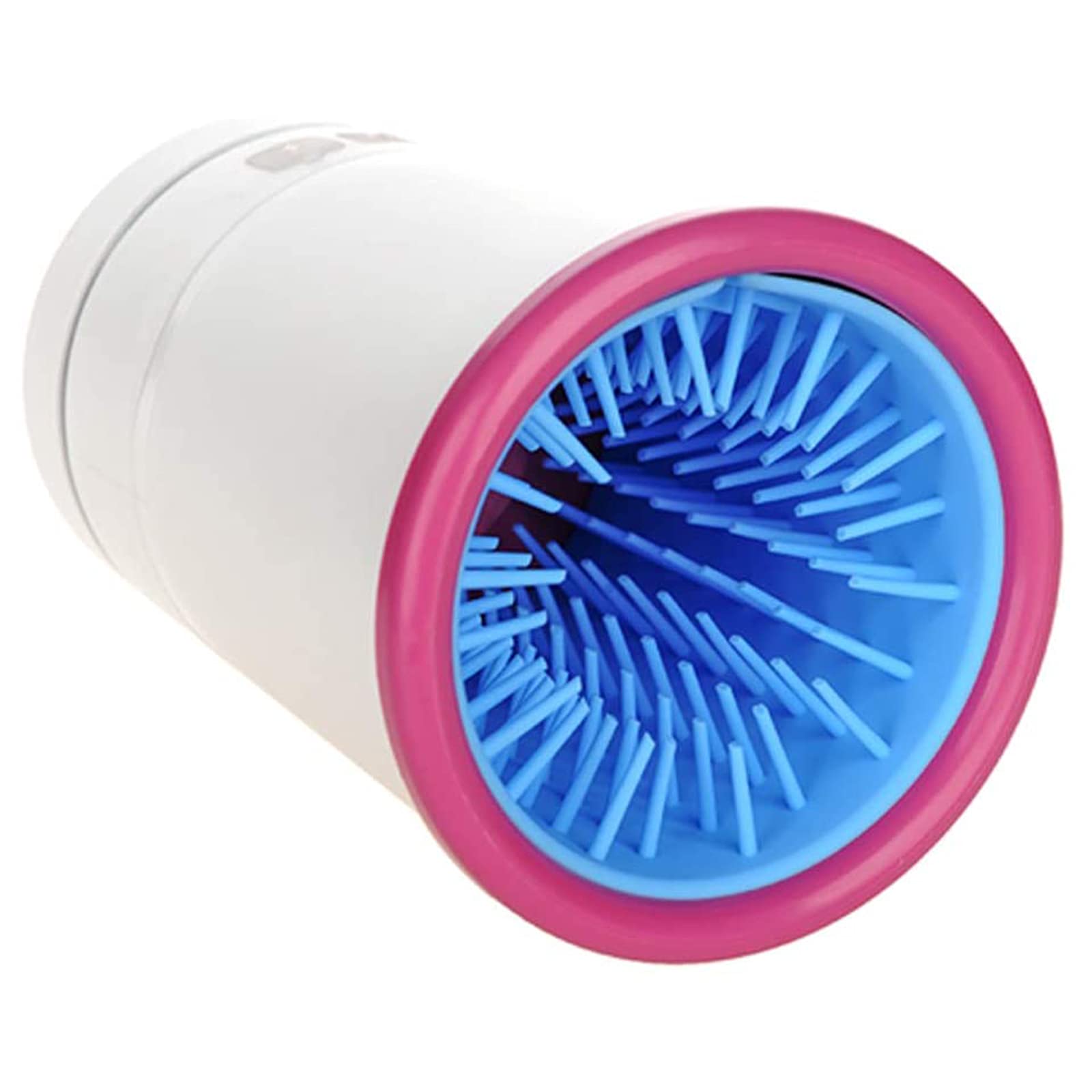 Nettoyeur de Pattes pour Chien, Lave-Pattes électrique, Outil de Nettoyage des Pattes Chien et Chat for boueuses avec Cordon USB Serviette(Pink,L)