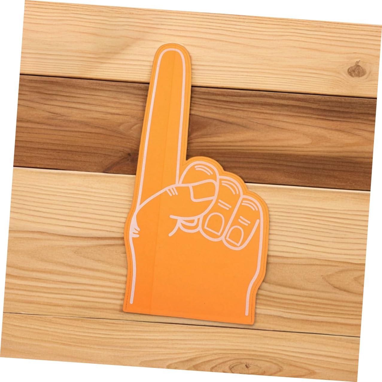 DOITOOL Dedos de Espuma para Animación Deportiva, 4 Piezas Naranja, Diseño en Forma de Mano, Fáciles de Llevar y Portátiles para Eventos Deportivos y Conciertos — view 4