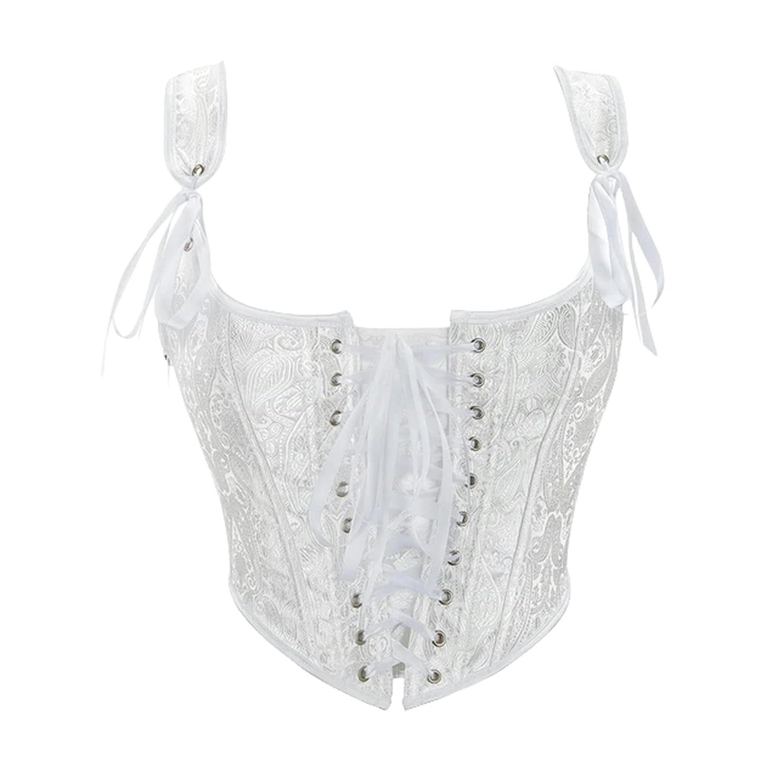 HAAR Top Bustier Aderente Hollow Out Lace Up Bandage Cami Top Rosso Nero Grigio Bianco Side Zip Low Cut Corset Mini Vest
