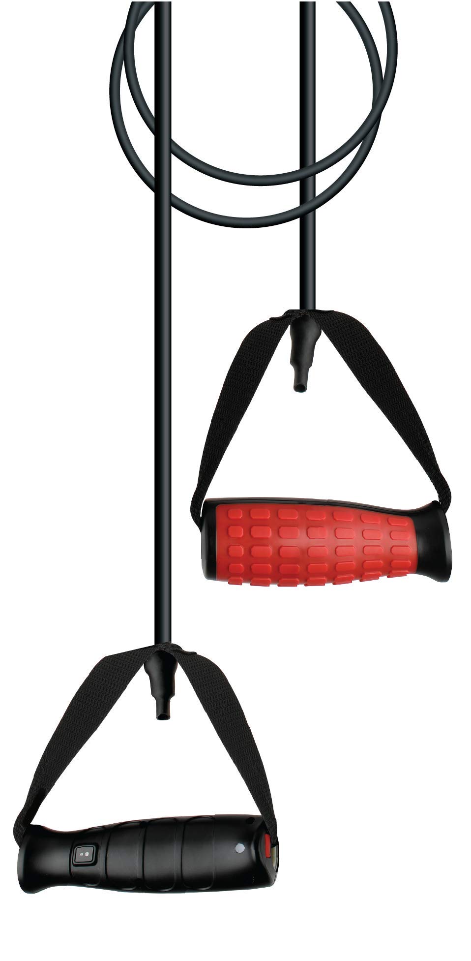 SakarNextgen Bluetooth Resistance Band, Smart Fitness Exercise Bands for Working Out, Rechargeable Workout Bands for Home Gym, Cardio, Strength Training with Smartphone App (Black)