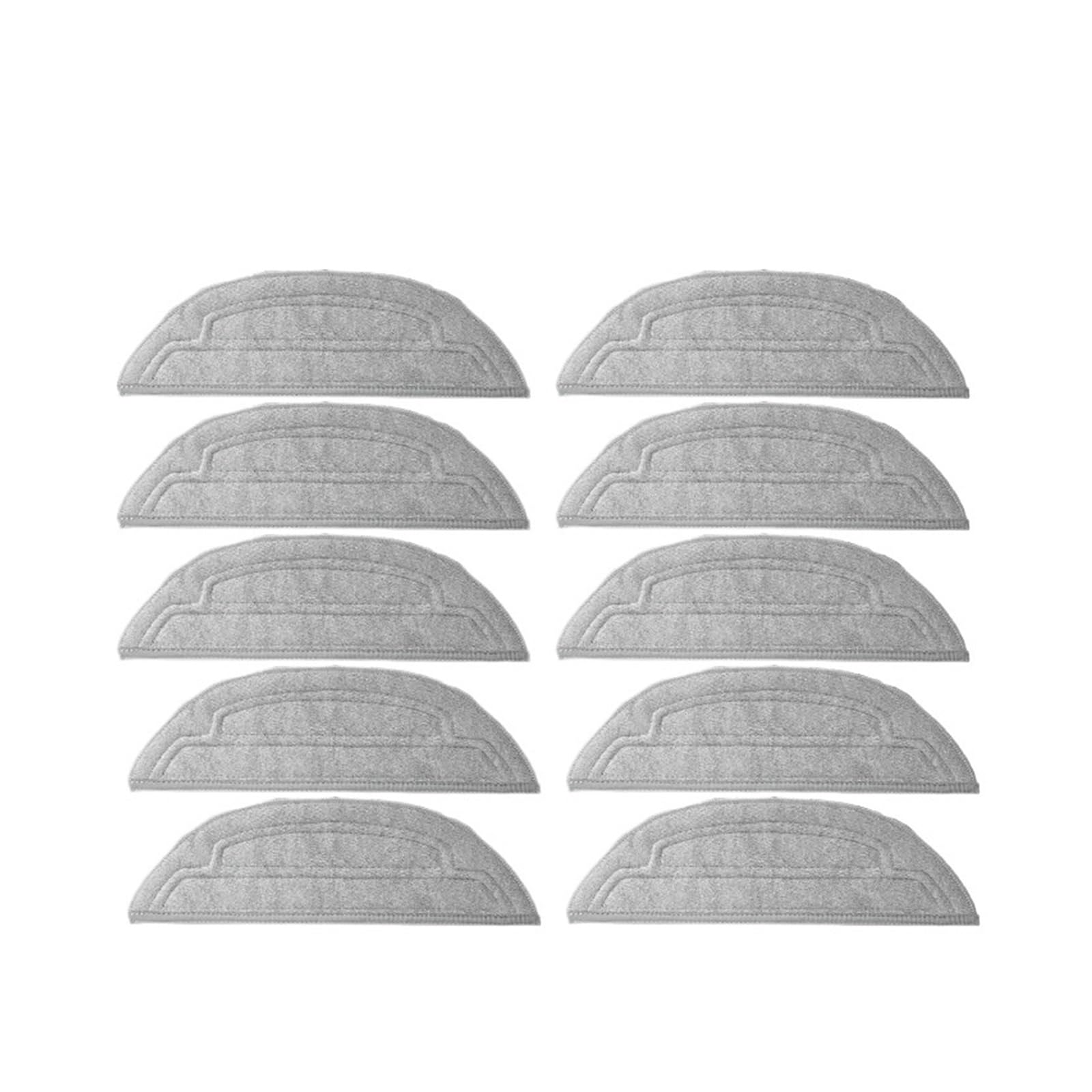 SLAQEYDJS Replacement Mop Cloth Compatible With Roborock S9 MaxV Ultra Saros 10 S90ver A1460RR Robotic Vacuum Cleaner(10pcs)