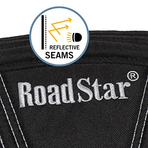 ROAD-STAR Nierengurt 100% Polyester - für Männer und Frauen Nierenwärmer Motorrad Größe L/XL