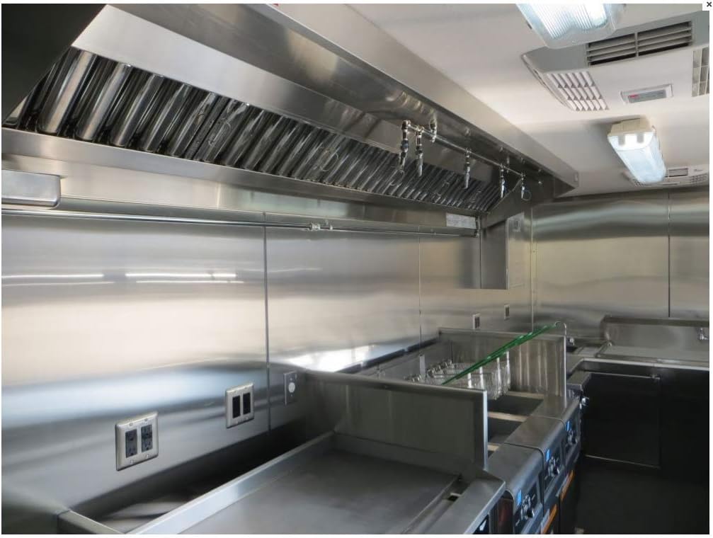 Stainless Steel Baffle Hood Filter with Handles and Bottom Hanging Hook (10" tall x 16" long)