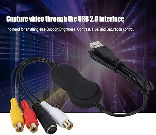 Miniatura 4 de Tarjeta de captura de video, USB2.0 Tarjeta de captura de video analógico Grabber Recorder Soporte NTSC, formato de video PAL TV para WINDOWSLinux.