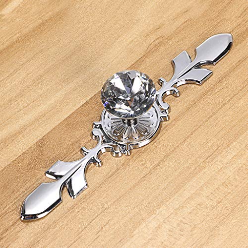 Sumnacon Drawer Dresser Knobs Pull Handles - Crystal Glass Diamond Decorative Knobs With Plate, Cabinet Cupboard Door Knobs With Screws For Kitchen Bathroom Office Decoration Pack Of 10 #TOP5