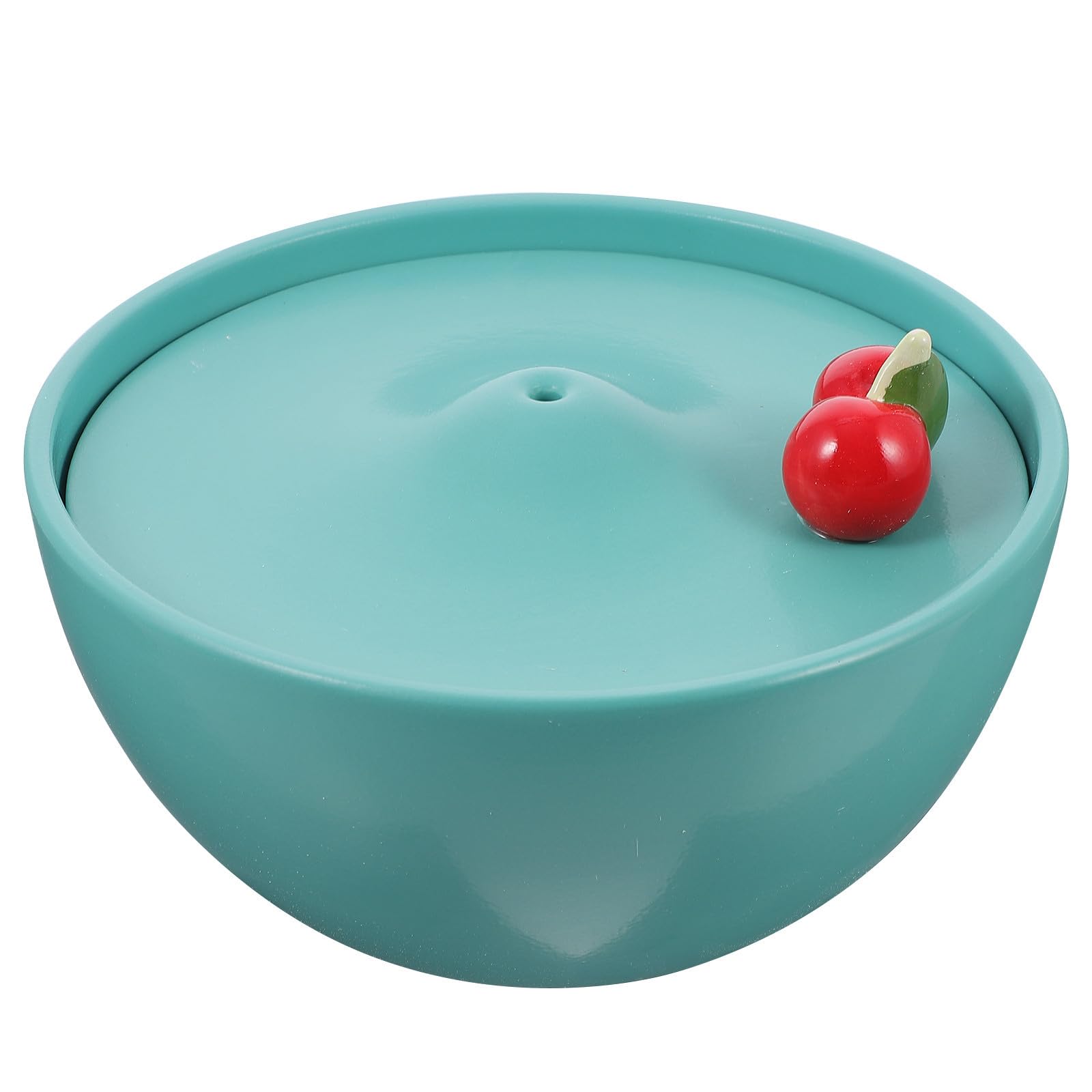 POPETPOP Fuente de Agua para Gatos Capacidad Suficiente de Cerámica Diseño de Gato, Dispensador USB Práctico y Resistente para Uso en Casa