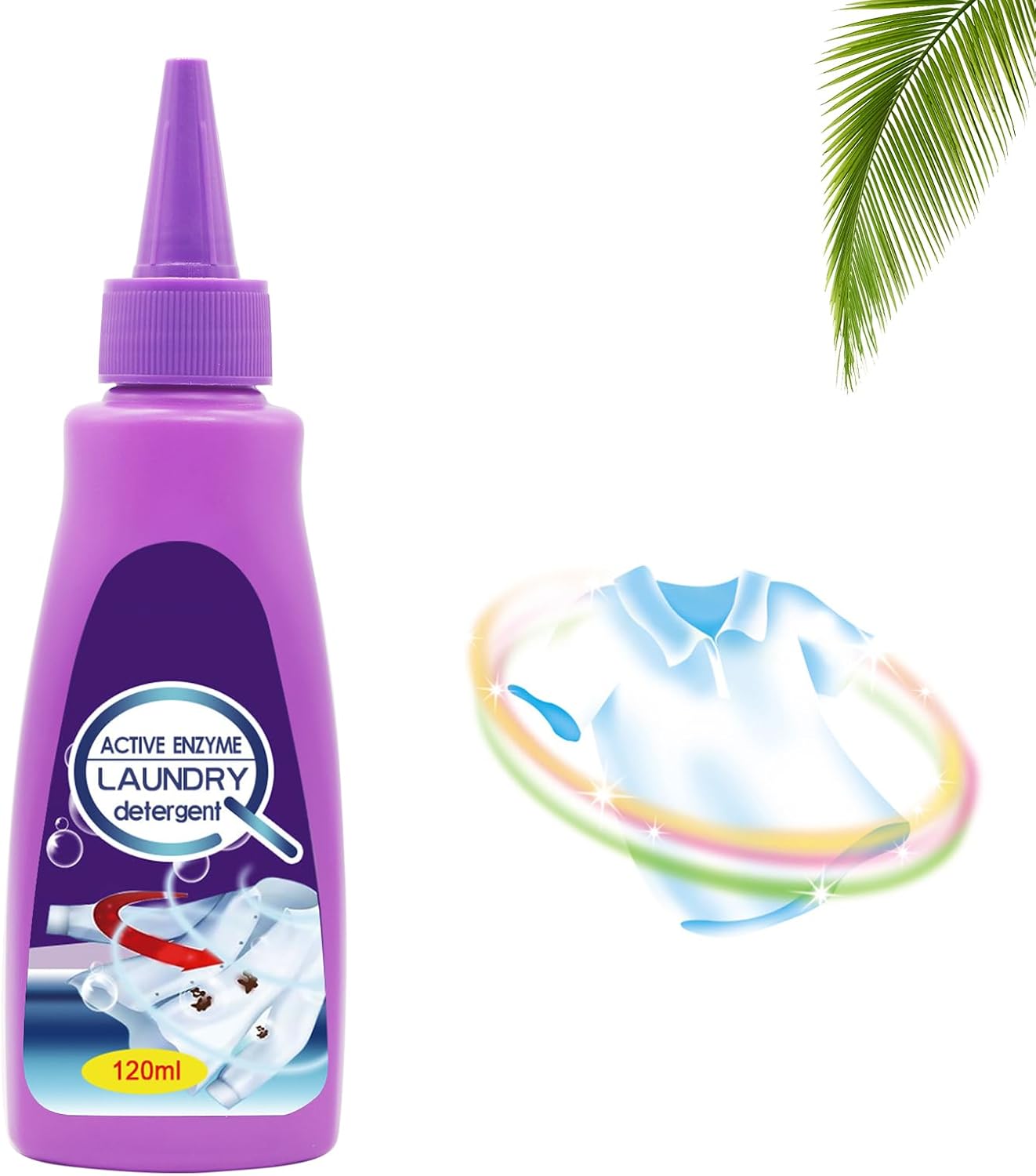 Active Enzyme Laundry Stain Remover, Garment Stubborn Stain Cleaner Oil