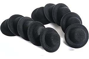 10 Pack Mini Felt Top Hats: DIY Doll Accessories