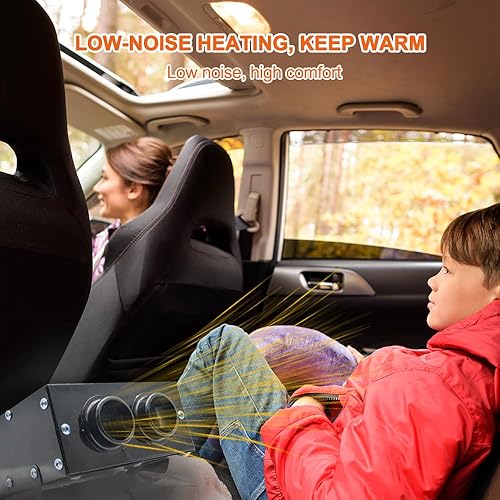 Miniatura 4 de Calentador de ventilador universal de 500 W 12 V para coche, camión, calefacción, calentador de aire, desempañador, 12 V, 500 W, calentador de