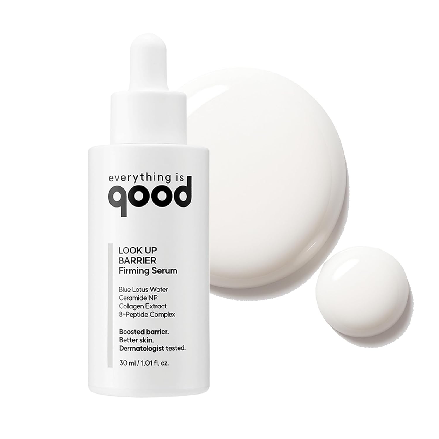 LOOK UP BARRIER Firming Serum– Vegan Collagen Peptide Hydrating Formula