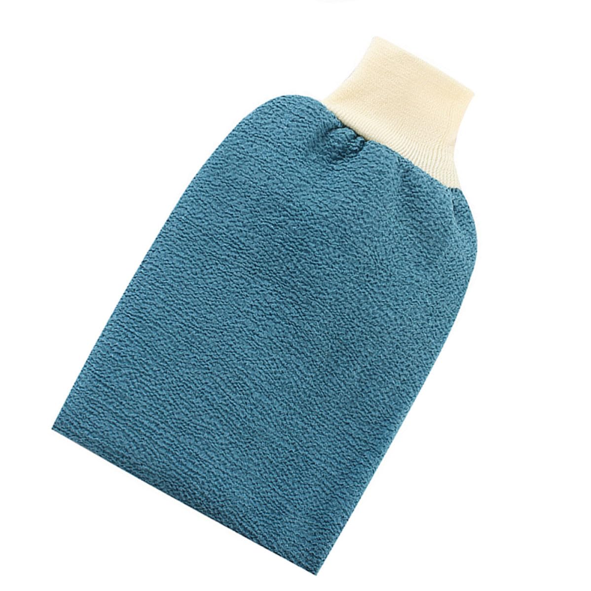 Cabilock 4pcs Double-sided Bathing Gloves Exfoliating Shower Cloth Thickened and Lightweight Body Scrub Towels for Gentle Skin Cleansing at Home or Travel Random Random Color