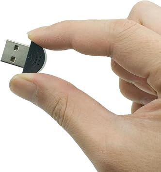 Mini USB Microphone for Pc, Microphone USB, Portable Plug-and-Play Driver-Free, for Computer Pc(Black)