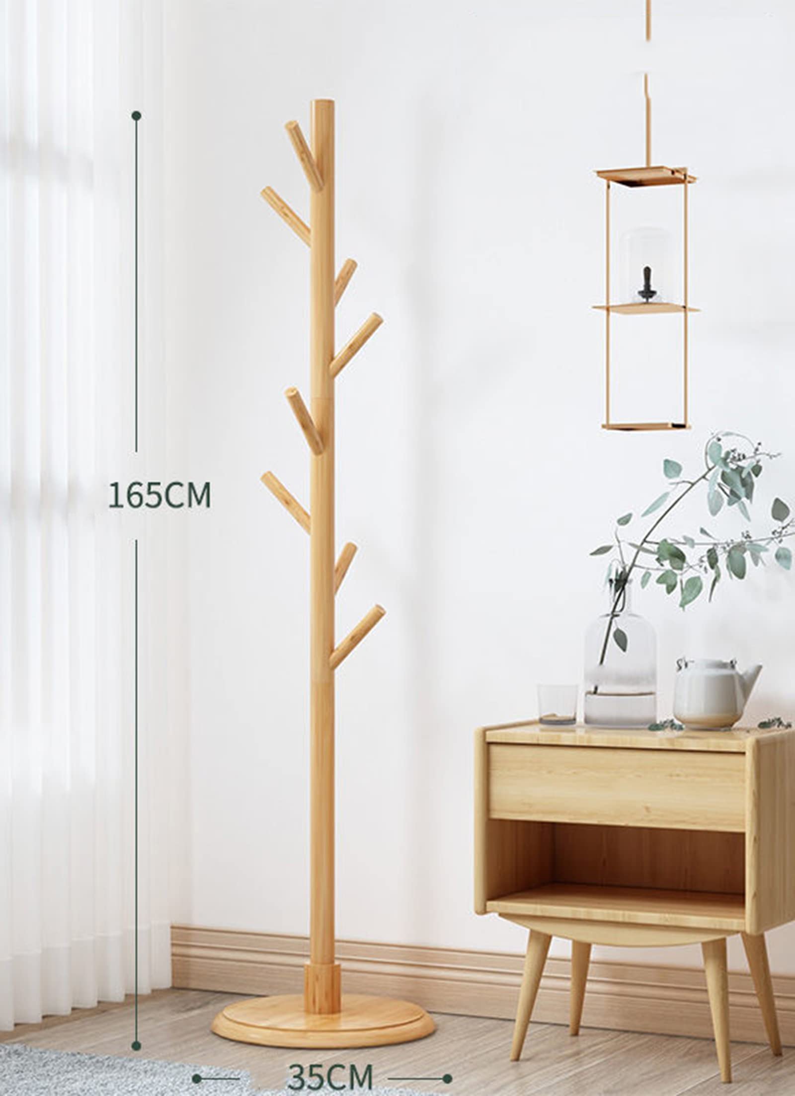 Appendiabiti, albero del corridoio con panca per scarpe per ingresso, scarpiera