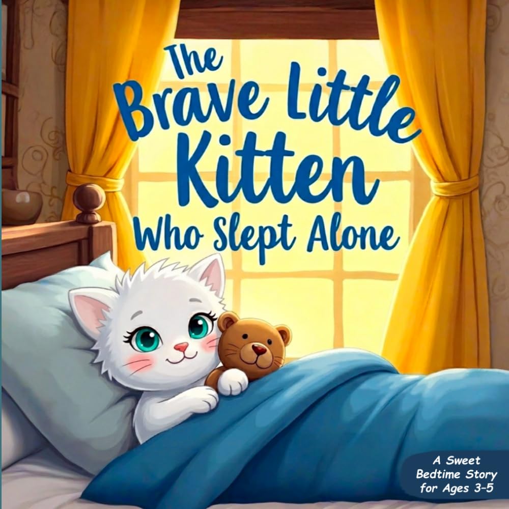 The Brave Little Kitten Who Slept Alone: A Sweet Bedtime Story for Ages 3–5 About Courage, Confidence, and Sleeping Alone