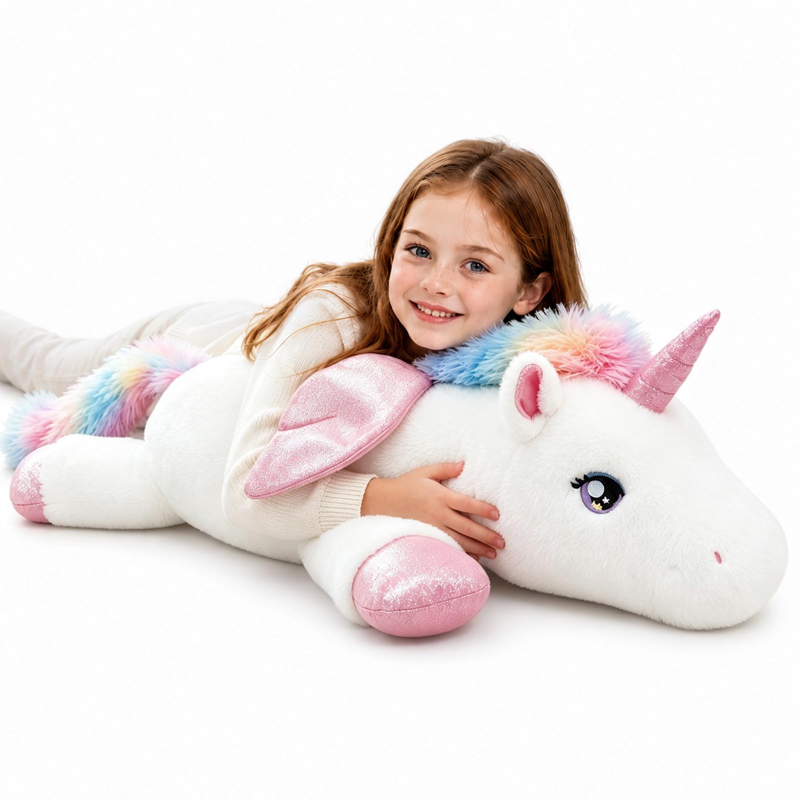 Giant Dinosaur Plush Pillow - 32 Inch Soft Toy -12