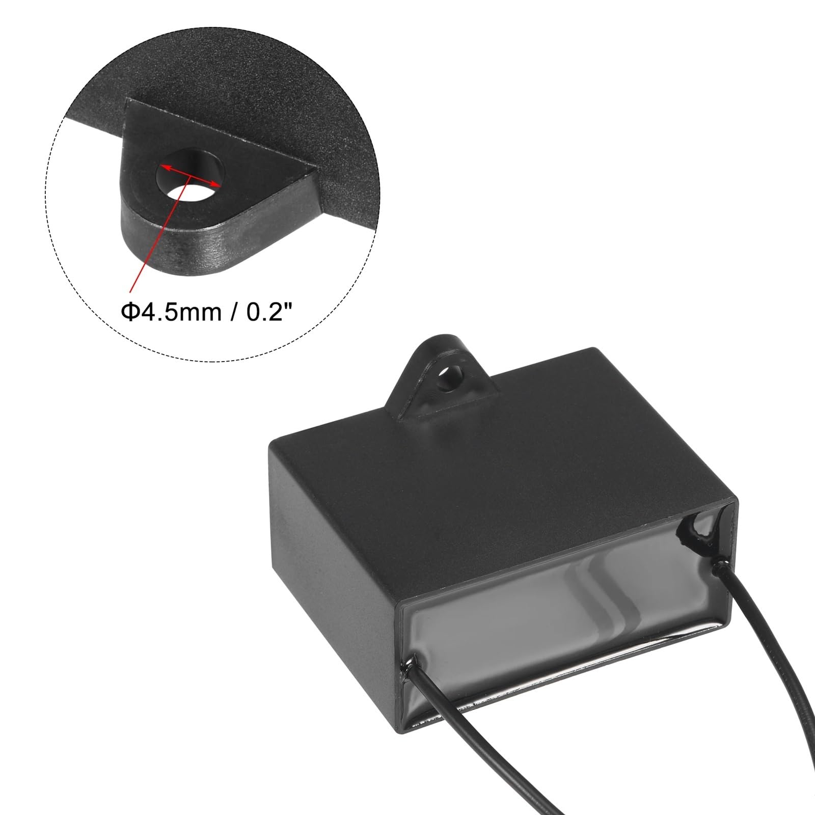 1/2/3Pc 1-30uF AC 350V CBB61 Condensador de ventilador de techo Condensador de película de polipropileno metalizado for generador de motor de bomba de ventilador eléctrico(30uF 2Pcs)