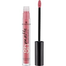 Essence 8H Matte Liquid Lipstick No. 15 Pink Long-Lasting Mattifying Quick-Drying Matte Vegan Waterproof Oil-Free No Preservatives Pack of 1 2.5 ml