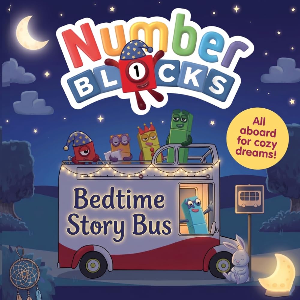 Number block Bedtime Story Bus: A Cozy Counting Story for Sweet Dreams and Relaxing Nighttime Routines