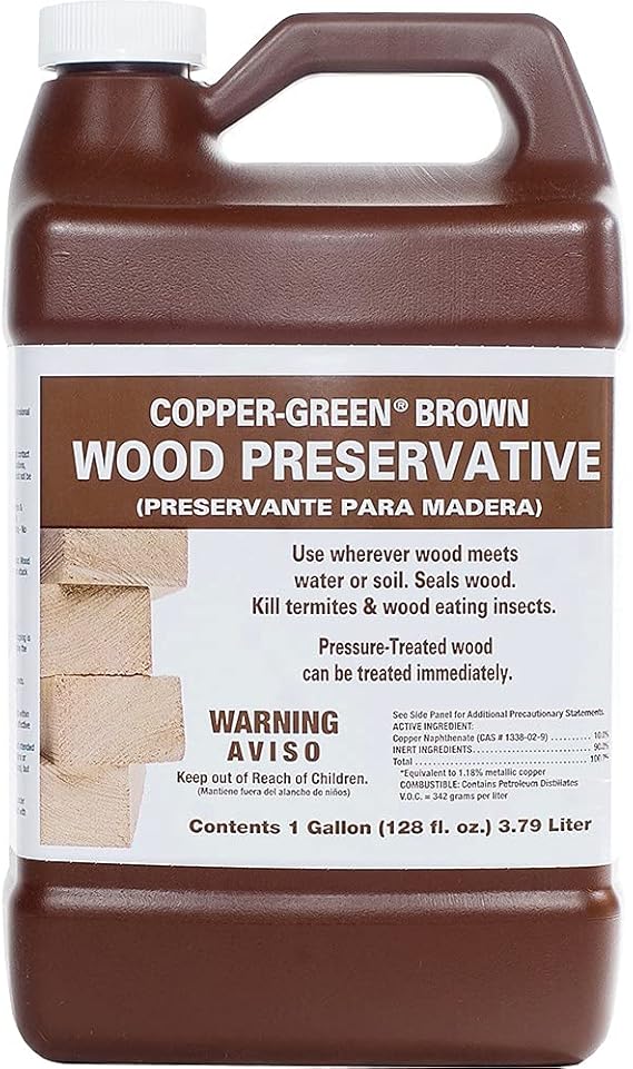 Green Products 33001 Copper Brown Wood Preservative Household Wood