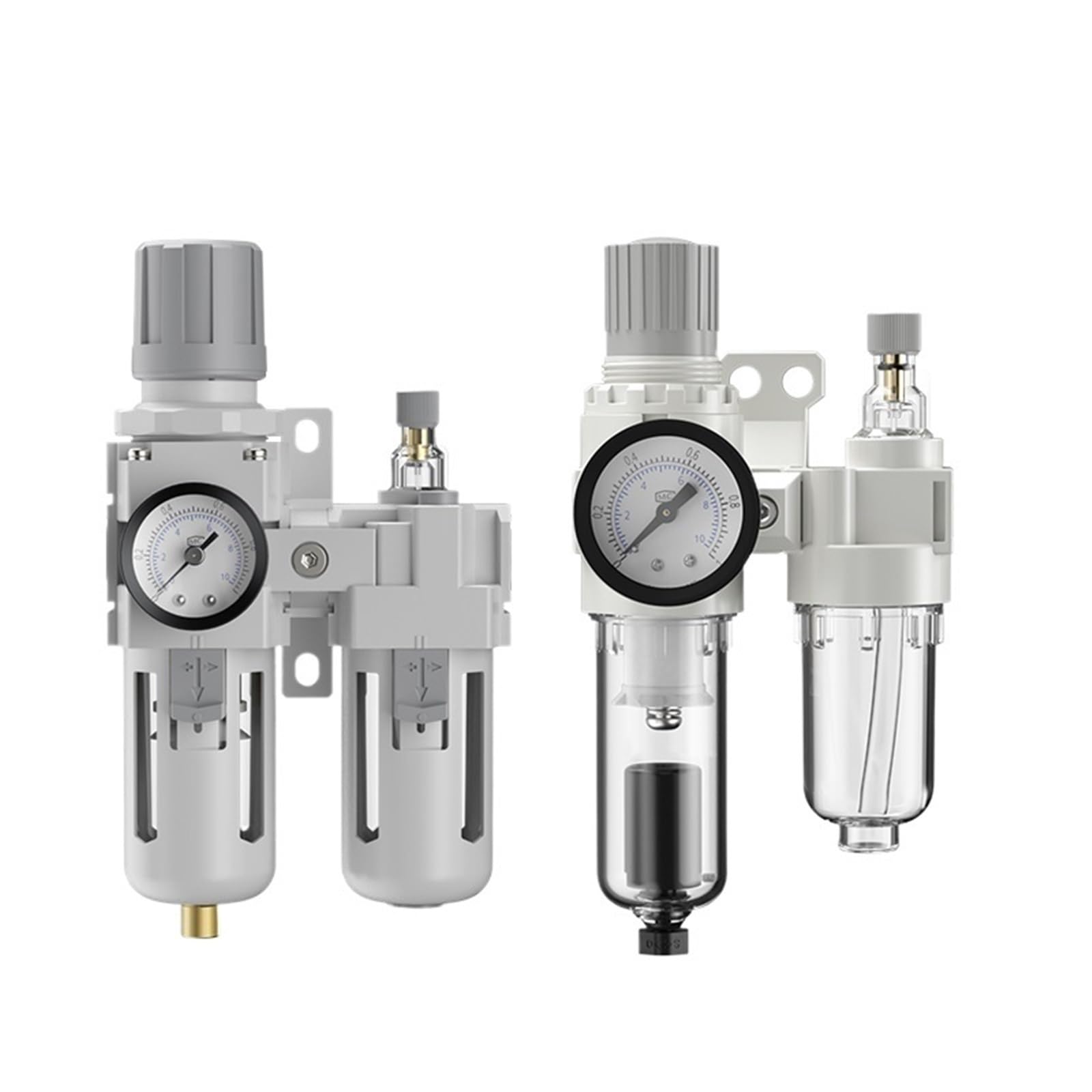 Compresseur de drainage manuel AC5010-10 avec régulateur de pression métallique - 5
