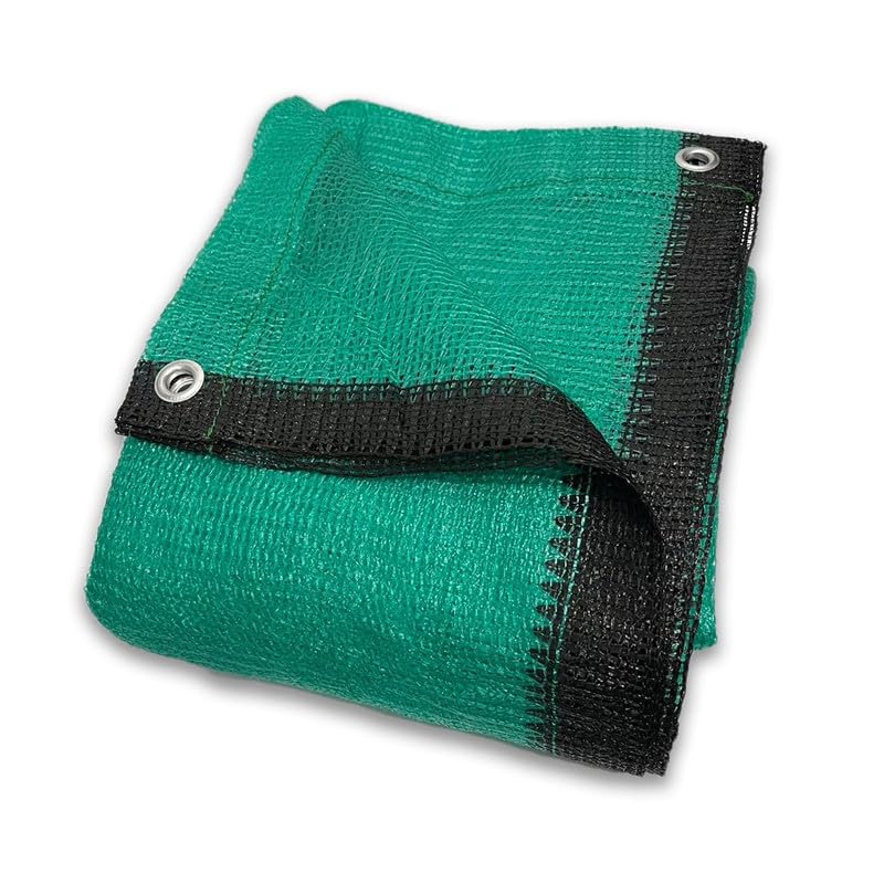 FREDDO Multipurpose HDPE Shade Net/Agro Net/Green Mesh for Balcony, Plants, Fencing, Terrace & Garden/Durable/Heavy Duty/UV Stabilized 50% Sun Protection (Green Color) (10 ft x 10 ft)