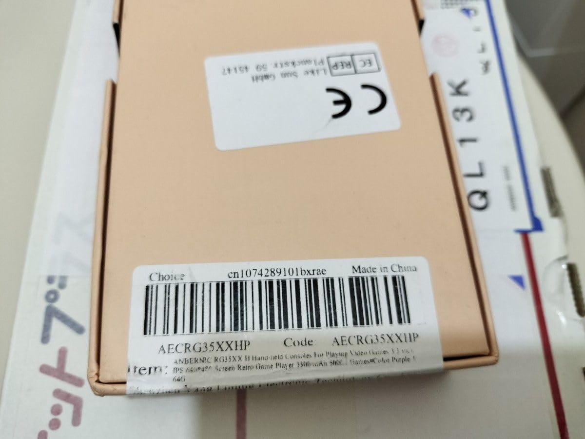 Amazon | ANBERNIC RG35XX H 64GB クリアパープル | ノーブランド品 