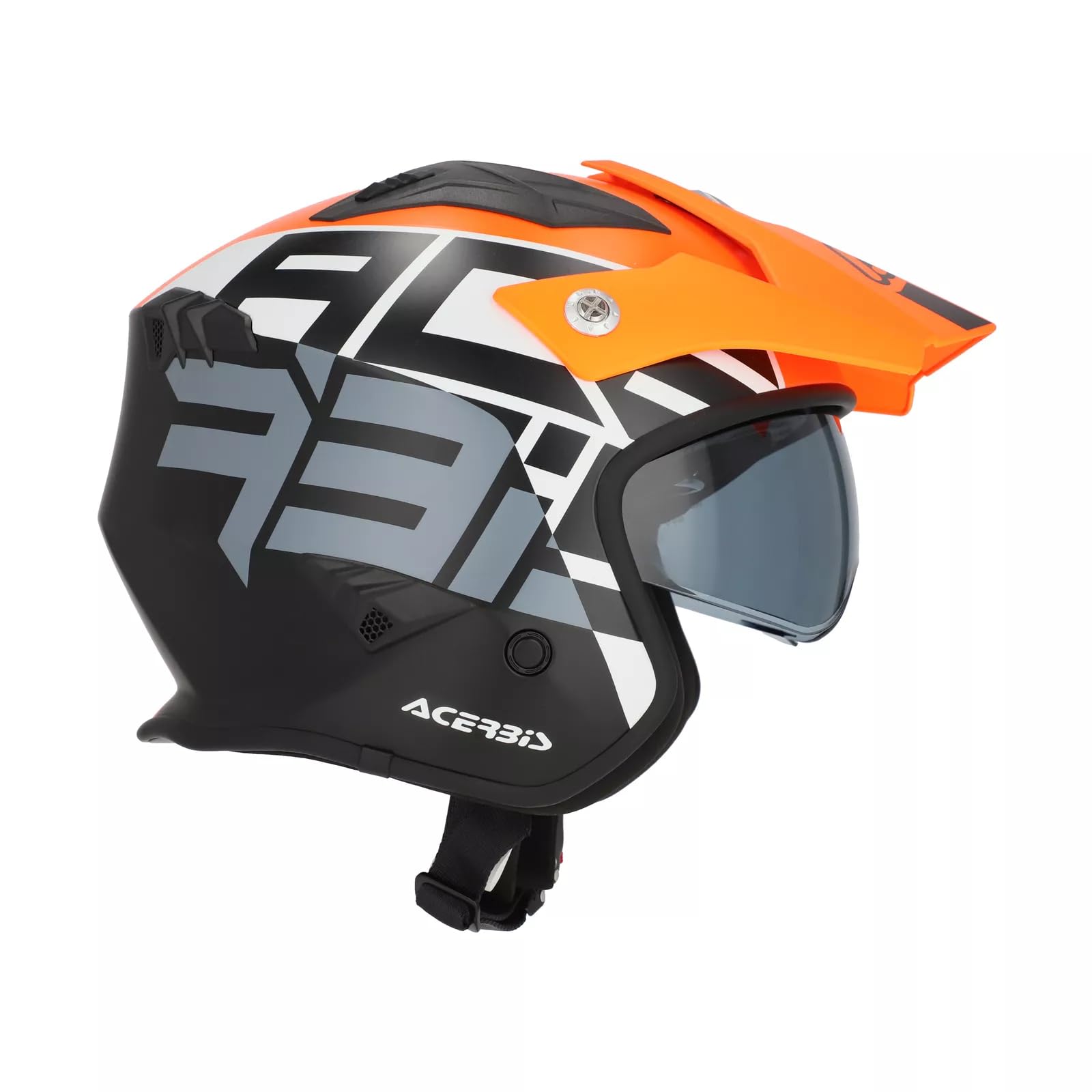 Acerbis CASCO JET ARIA GRAPHIC ARANCIO FLOU/NERO M