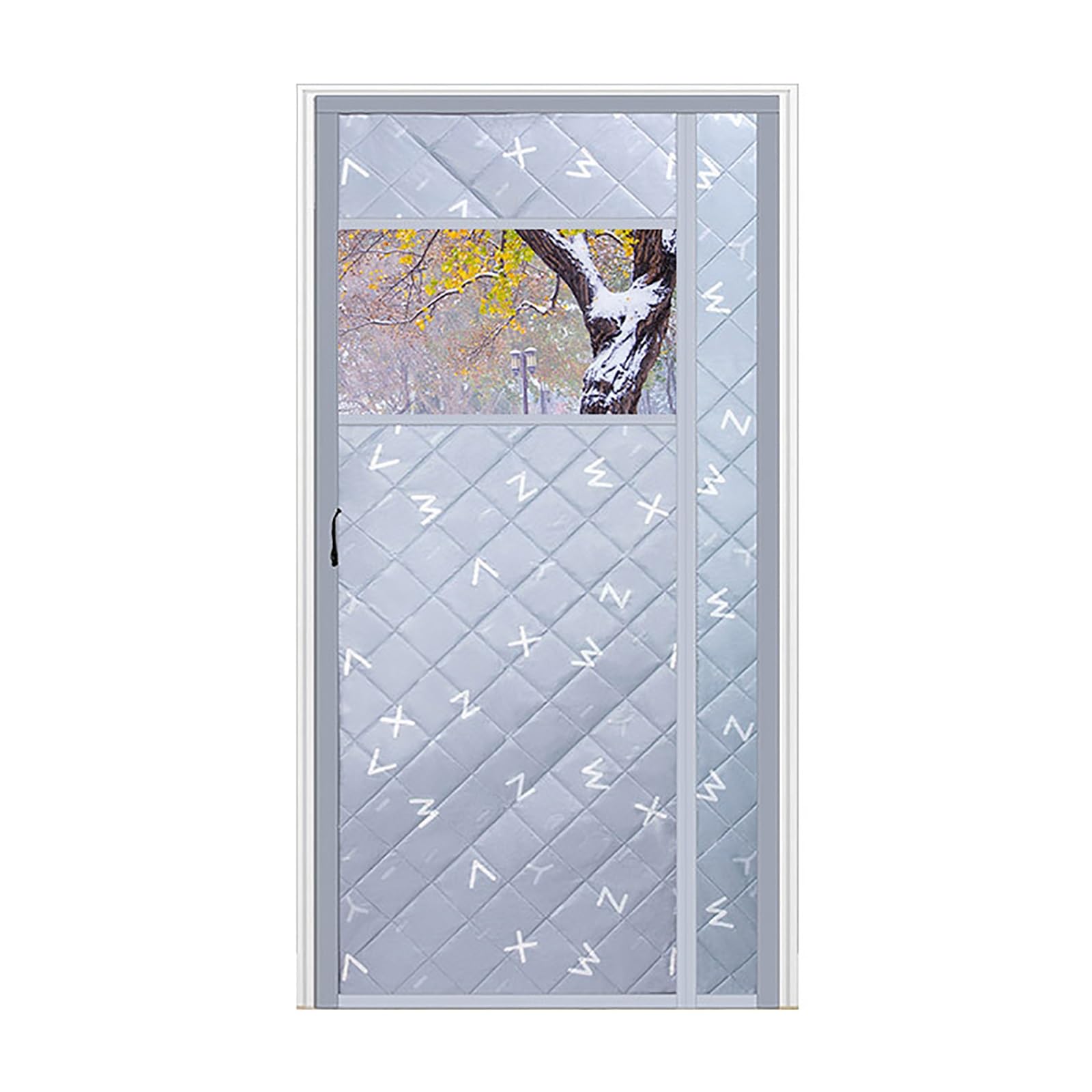 ZJIEX Magnetisch Thermisch Geïsoleerd Deurgordijn, Dikkere Magnetische Hordeur Van Oxford-stof, Tijdelijk Deurraam Voor Airconditioningruimte (Color : Check, Size : 47x95in/120 * 240cm ZJIEX Magnetisch Thermisch Geïsoleerd Deurgordijn, Dikkere Magnetische Hordeur Van Oxford-stof, Tijdelijk Deurraam Voor Airconditioningruimte (Color : Check, Size : 47x95in/120 * 240cm