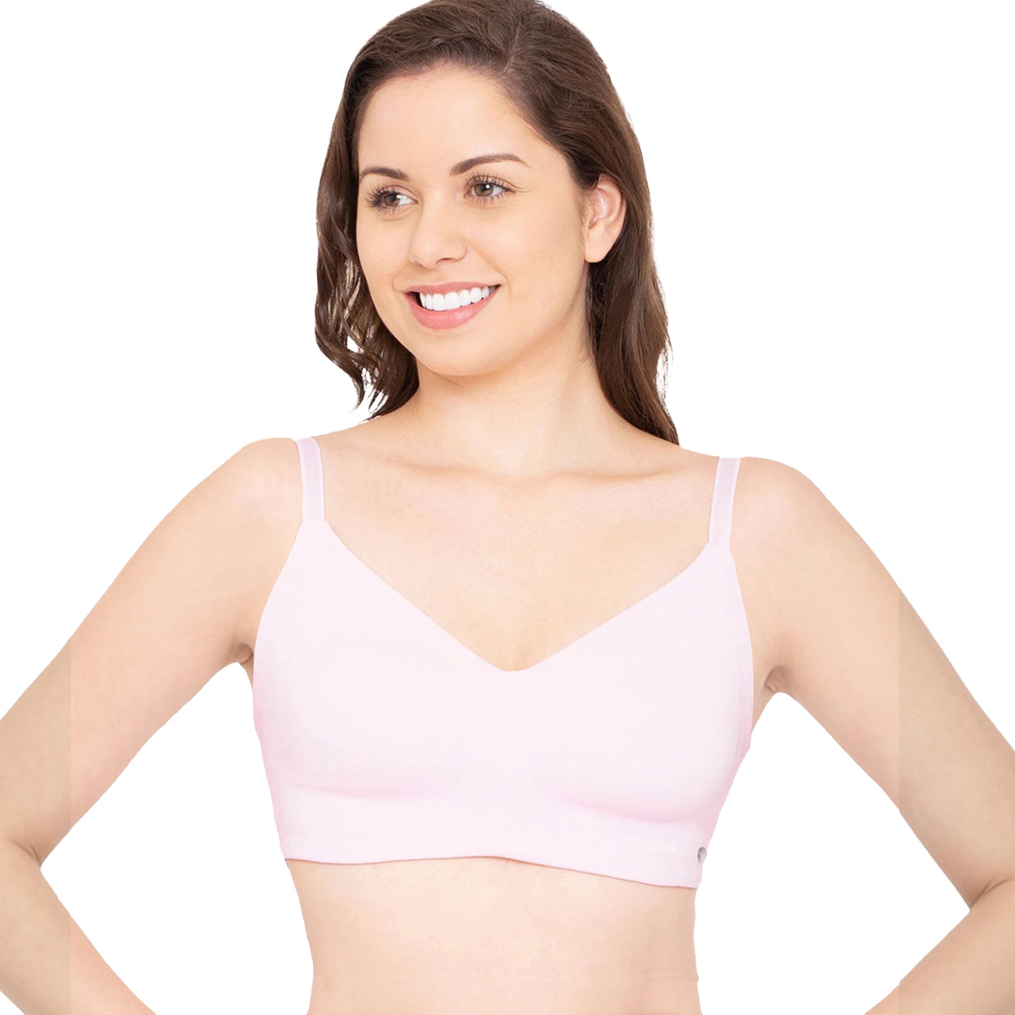 Women's Everyday Cotton T-Shirt Bra - Non-Padded, Non-Wired, Full-Coverage, Pinch-Free, Ultra-Smoothing Design