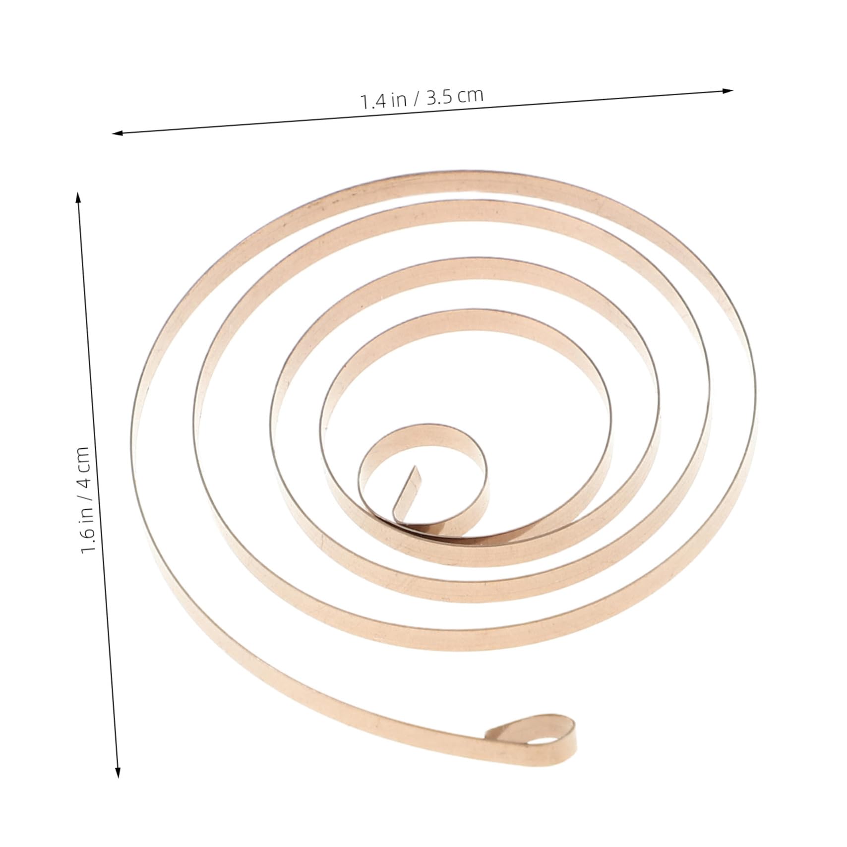 UKCOCO Stainless Steel Wind Up Spring for Clockwork Legged Robot Precision Engineered Music Box Parts Easy Replacement for DIY Crochet for Christmas Wind Up