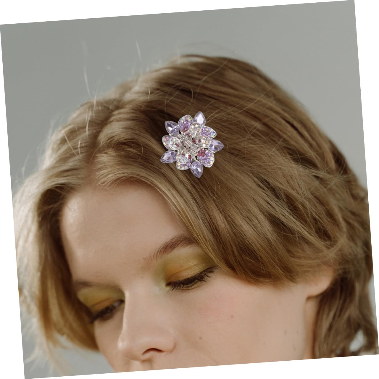 VICASKY 8 Pezzi Mollette Fermagli Piccoli per Sottili Clip per Donne Resistenti e Riutilizzabili per Acconciature e Speciali Confezione