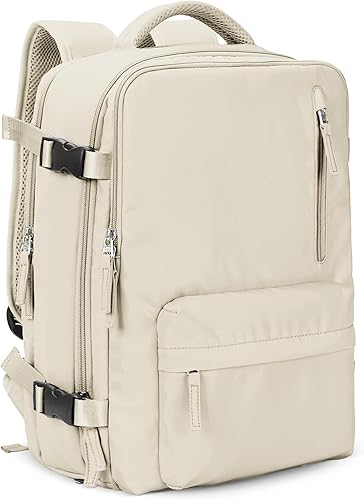 Miniatura 10 de VGCUB - Mochila grande para viaje, trabajo, negocios, mochila para laptop aprobada como equipaje de mano para vuelos, unisex, Gris, Grande, Large (4