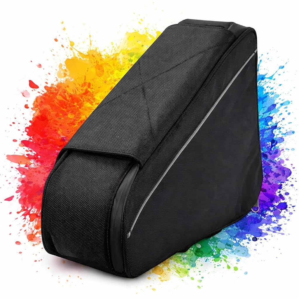 Triangle Battery Bag for Electric Bicycle 36V 48V 60V 72V E-Bike Frame Bag Black Battery Storage Box