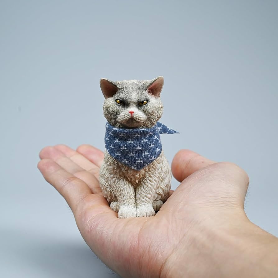 猫の置物 Amazon | JXK 1/6 ブリティッシュ ショートヘア 猫 cat ネコ好き