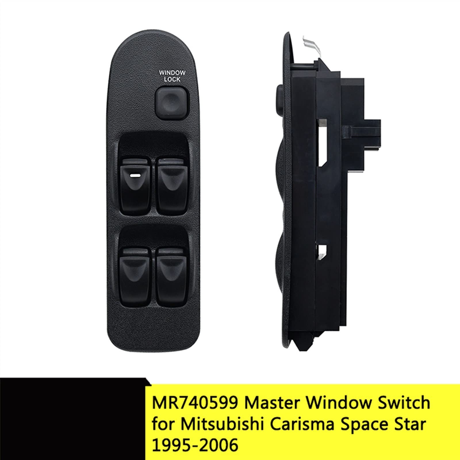 Botonera Elevaluna MR740599 MR792851 MR915962 Interruptor Ventana Coche Delantero Izquierdo Interruptores Ventana Principal para Mitsubishi para Carisma para Space Star Interruptor Elevalunas
