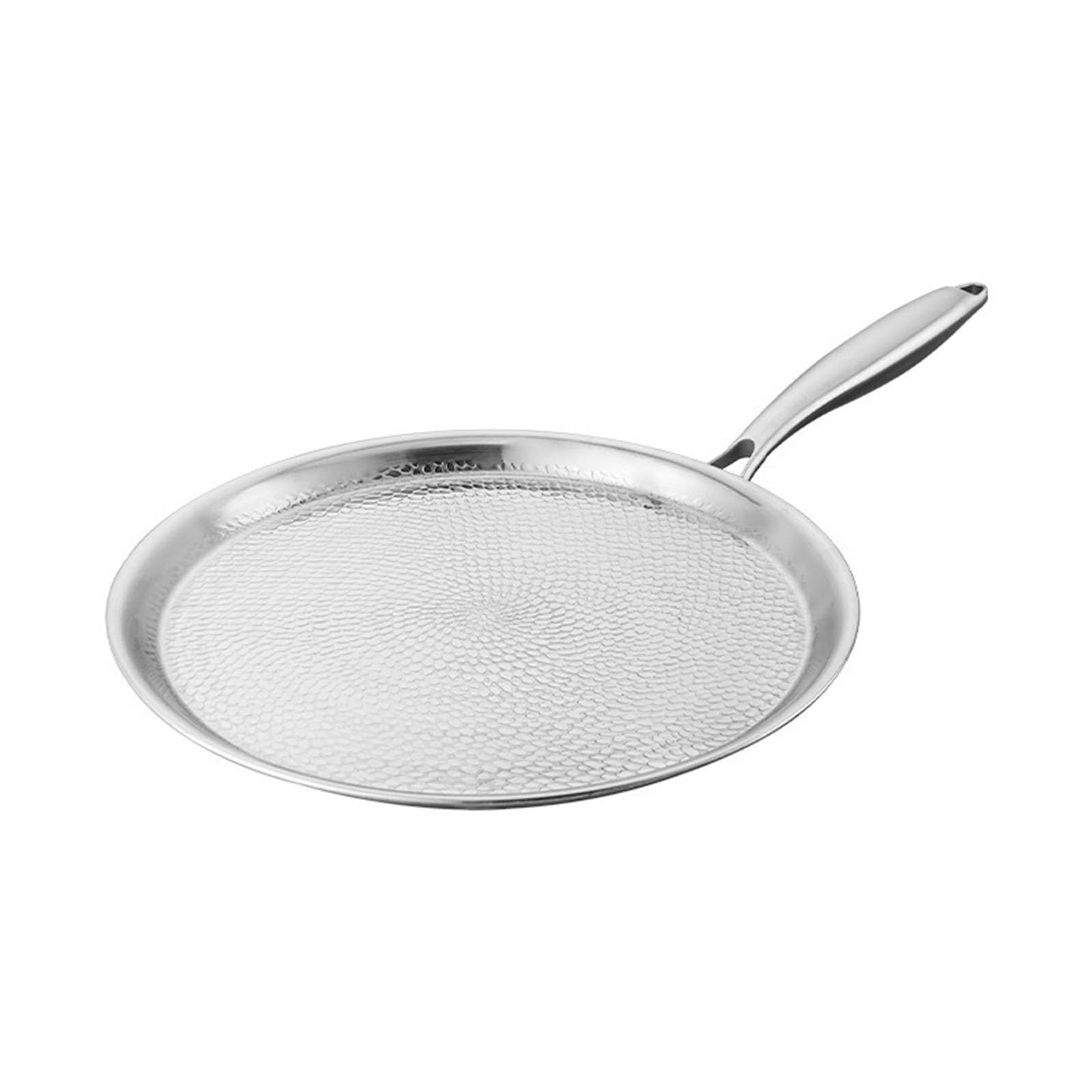 Patelnie Tytanowe Do Gotowania Patelnia Do Naleśników, Nieprzywierając Patelnia Do Jajek Do Pizzy Młotkowana Patelnia Do Tortilli I Naleśników, Bez Powłoki