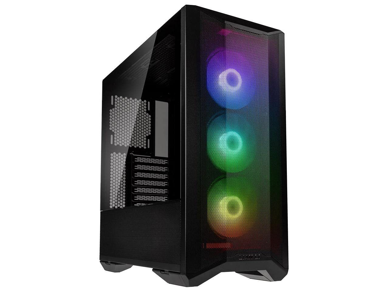 Lian Li Lancool II Mesh RGB Tempered Glass eATX Full Tower Computer Case, 3 ARGB PWM Fans Pre-Installed, Mesh Front Panel, 2 Tempered Glass Panels, Water-Cooling Ready(LANCOOL II MESH, Black)