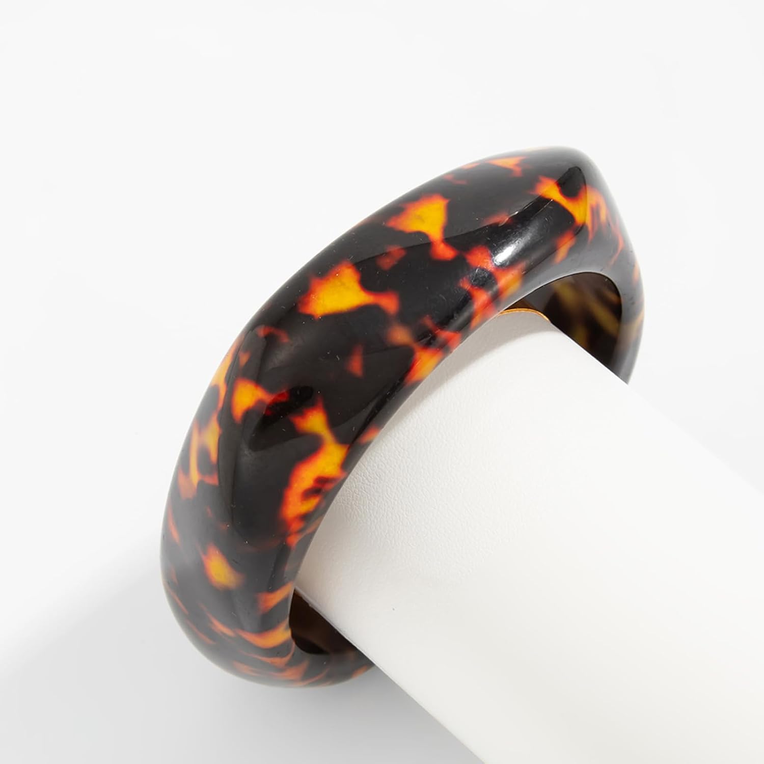 72ore Leopard Bracelet for Women Statement Bangle Chunky Acrylic Resin Jewelry Leopard Print Accessories Gifts for Women - Image 7