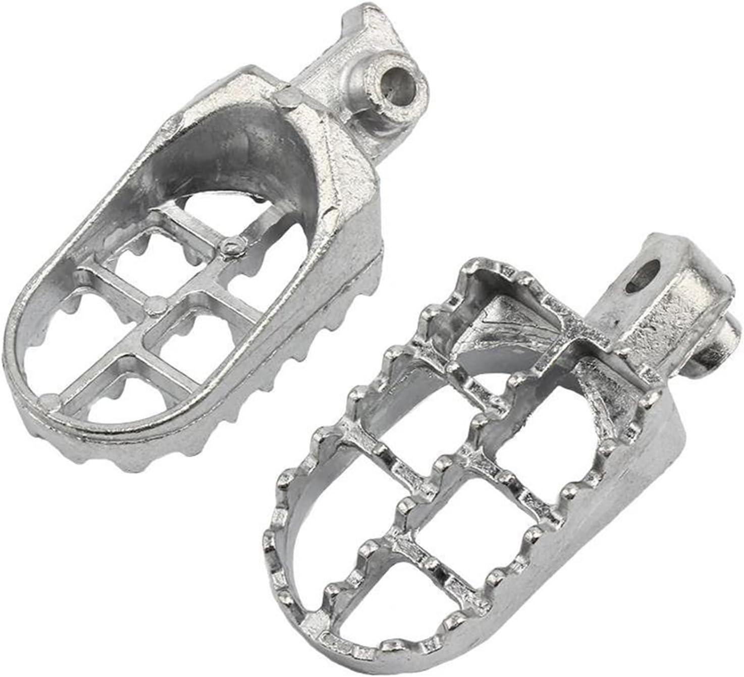 Motorbike Foot Rests For DL650 For V-Strom 2004-2012 For PW50 For PW80 For TW200 For PW 50 80 For TW 200 Foot Pegs Motorbike Foot Pegs(Silver)