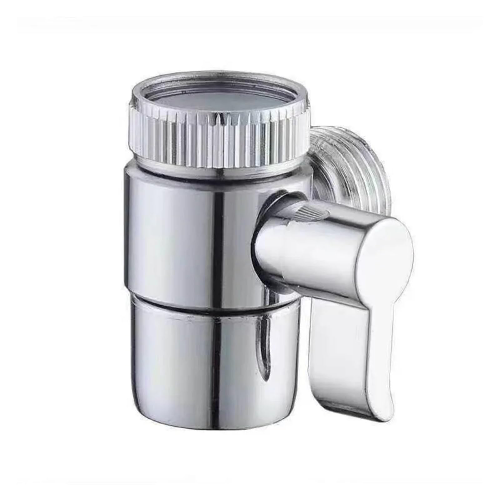 Séparateur évier 3 voies pour robinet de cuisine avec contrôle de flux par vanne rotative