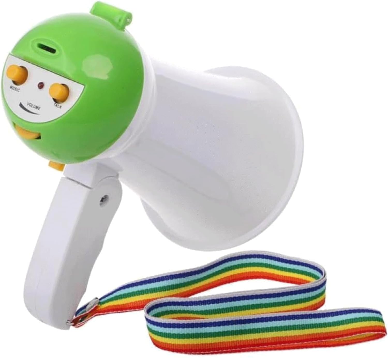 Loud Hailer Mini Hand Megaphone Recording Function Lightweight Portable Bullhorn Built-in Siren Clear Voice Megaphone Speaker Loudspeaker