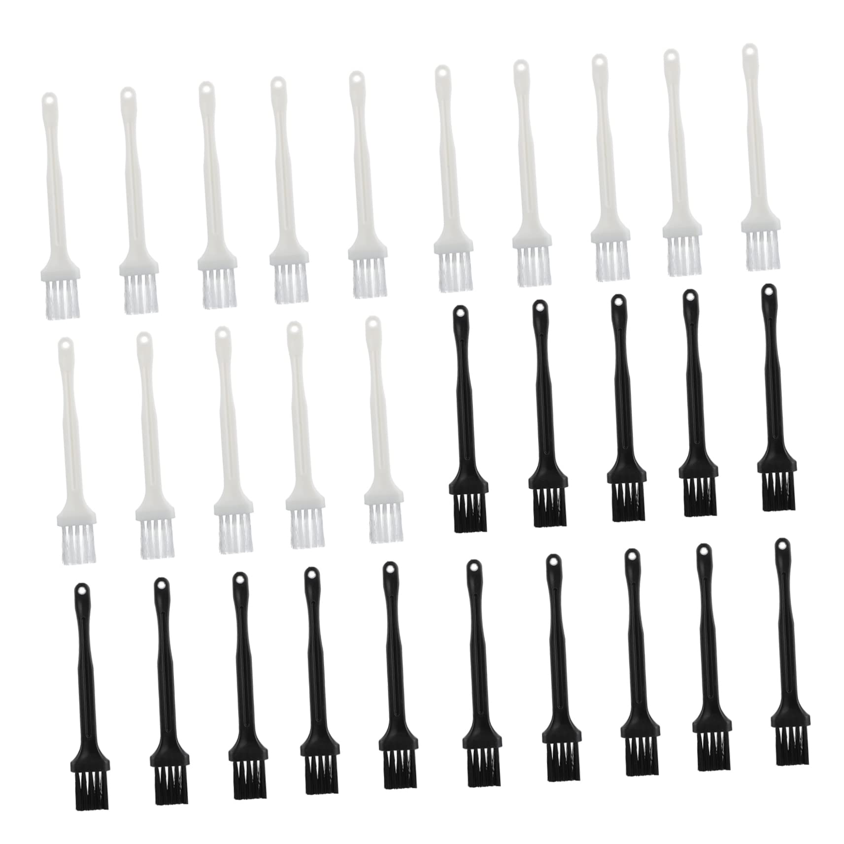 SHERCHPRY 30pcs Barber Shop Shaving Brush Beard Shaving Brush for Men Fade Brush Portable Nylon Cleaning Brush for Hair