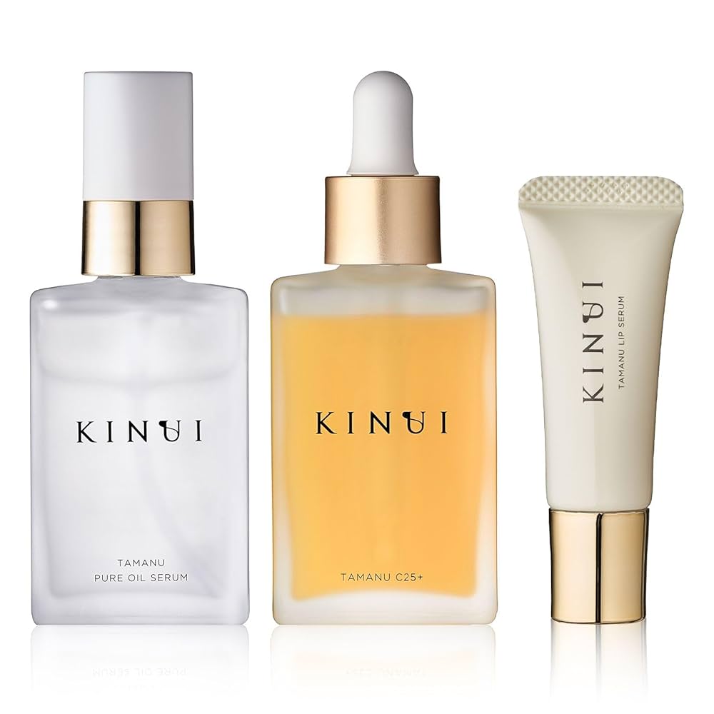 KINUI タマヌピュアオイルセラム 30mL 3本セット Amazon | KINUI タマヌ配合3セラムセット 導入美容液 タマヌ